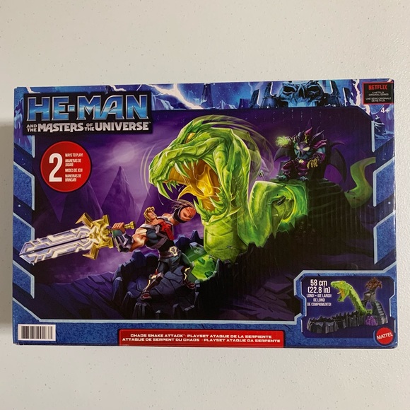 HE-MAN and the Masters of the Universe Chaos Snake Attack Playset-NIB - Picture 3 of 10